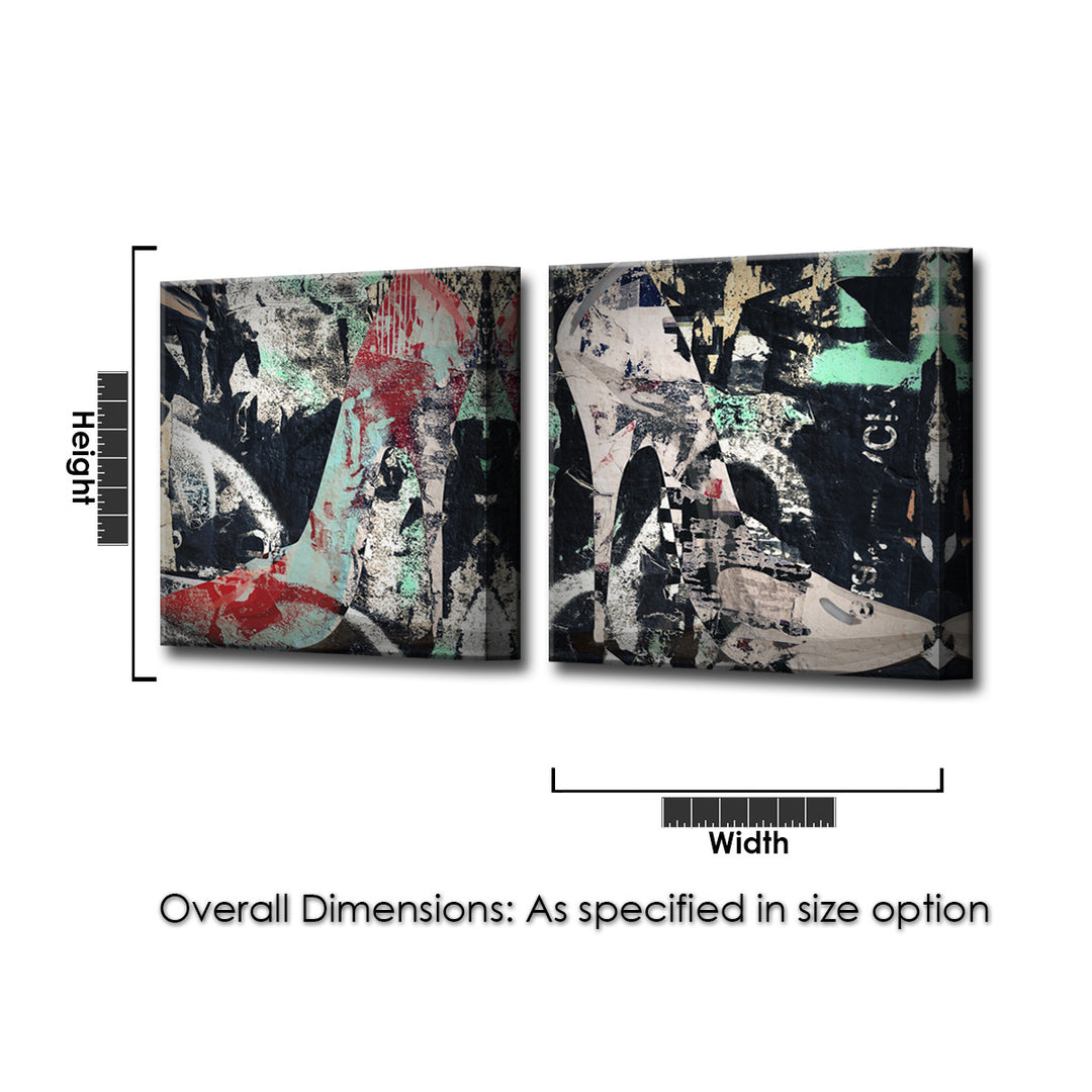 Urban Fashion XIX' Wrapped Canvas Wall Art