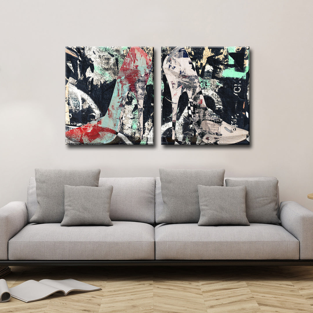 Urban Fashion XIX' Wrapped Canvas Wall Art