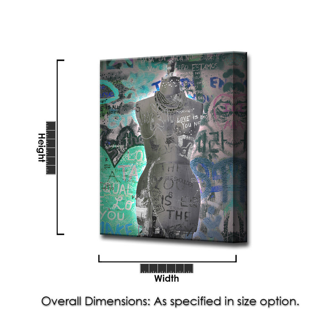 Urban Fashion IB' Wrapped Canvas Wall Art