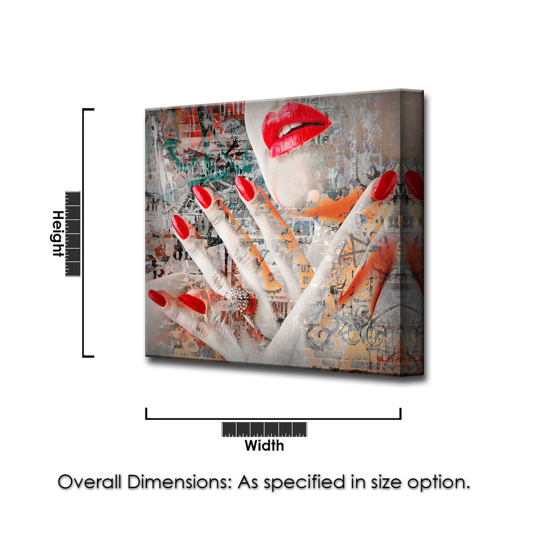 Urban Fashion III' Wrapped Canvas Wall Art