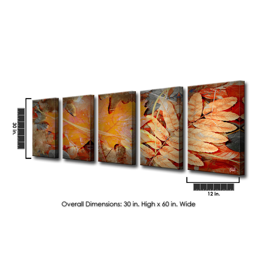 Fall Ink III' Wrapped Canvas Wall Art