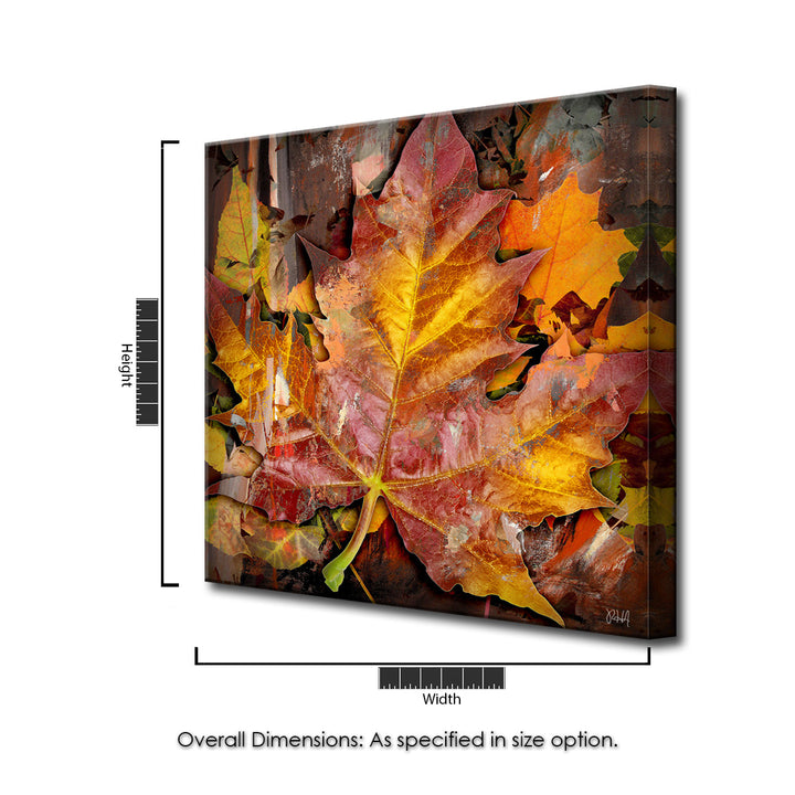 Fall Ink IV' Wrapped Canvas Wall Art
