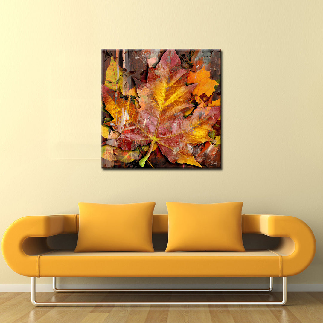 Fall Ink IV' Wrapped Canvas Wall Art