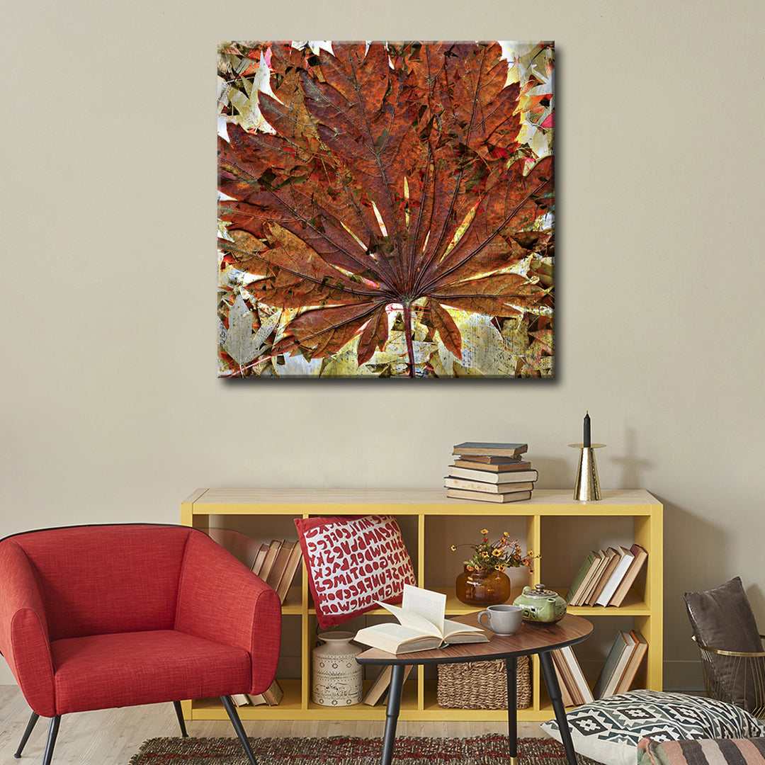 Fall Ink VII' Wrapped Canvas Wall Art
