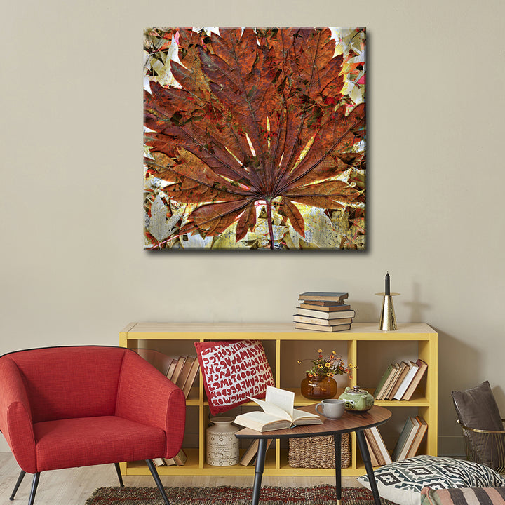 Fall Ink VII' Wrapped Canvas Wall Art