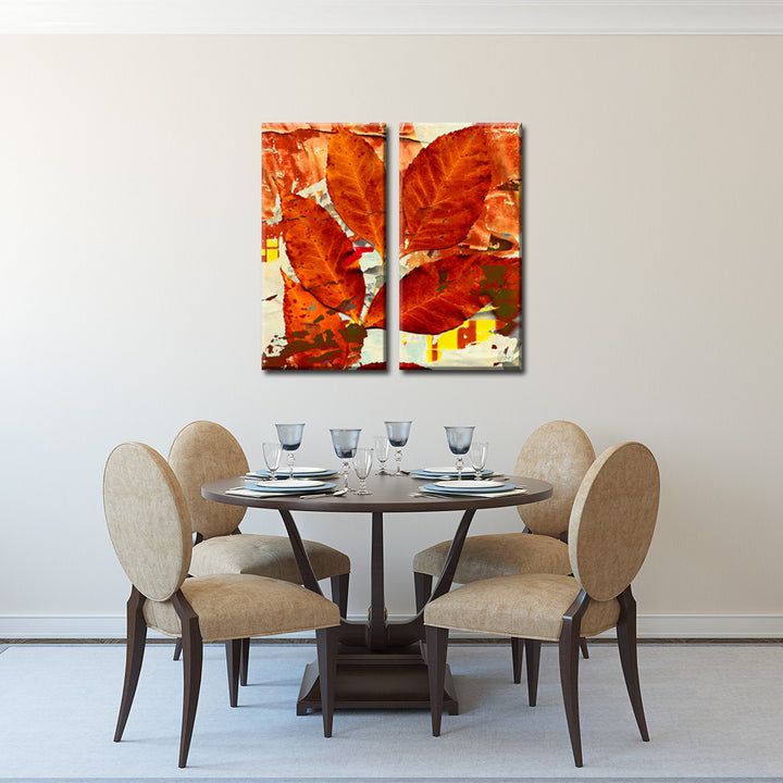 Fall Ink XIII' Wrapped Canvas Wall Art