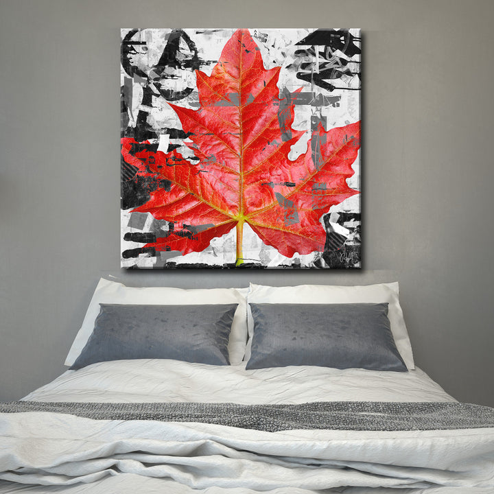 Fall Ink XIV' Wrapped Canvas Wall Art