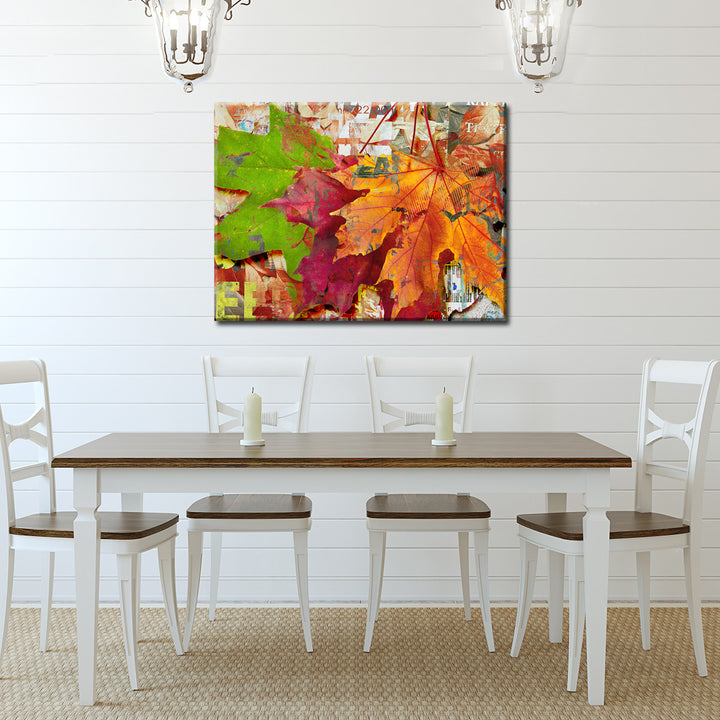 Fall Ink XVIII' Wrapped Canvas Wall Art