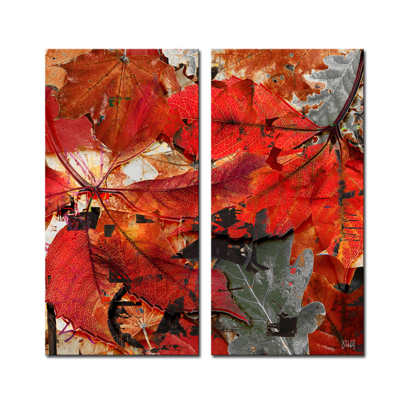 Fall Ink XIX' Wrapped Canvas Wall Art