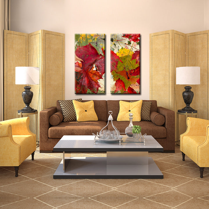 Fall Ink XXI' Wrapped Canvas Wall Art