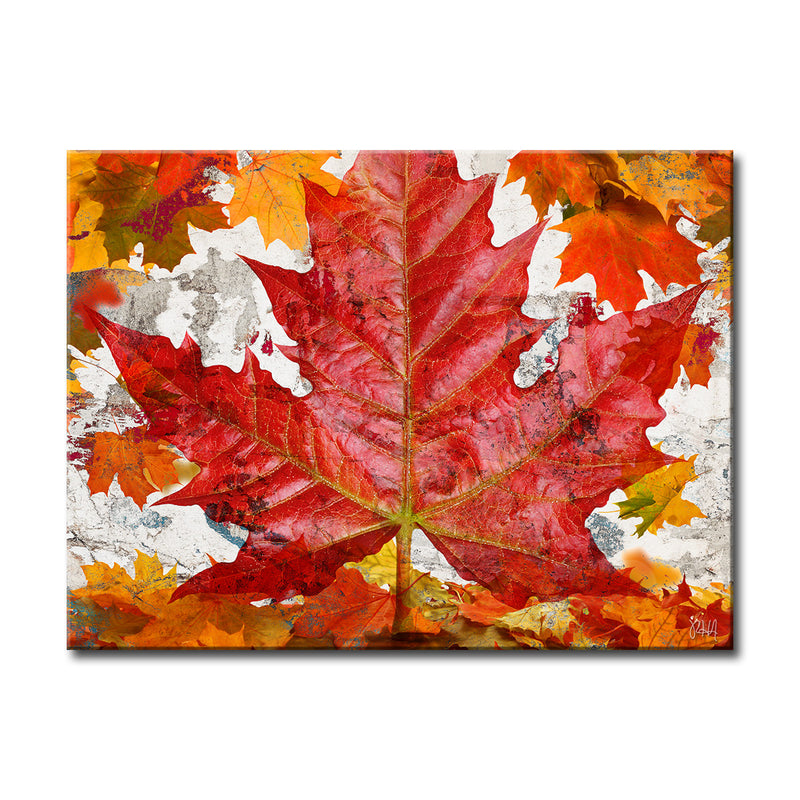 Fall Ink XXII' Wrapped Canvas Wall Art