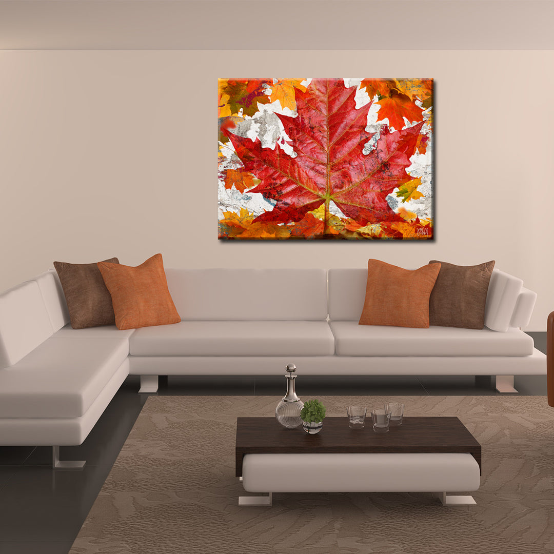 Fall Ink XXII' Wrapped Canvas Wall Art