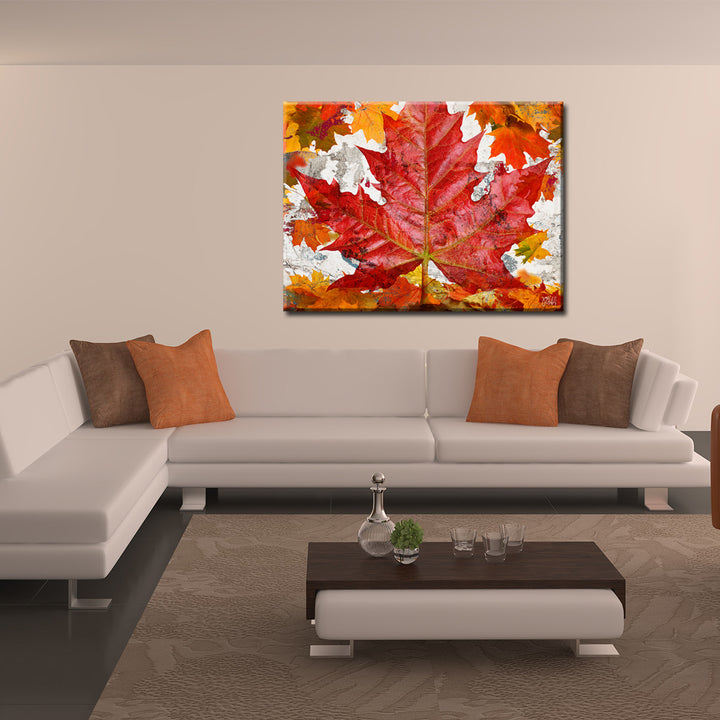Fall Ink XXII' Wrapped Canvas Wall Art