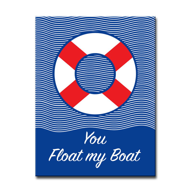 You Float my Boat' Wrapped Canvas Wall Art
