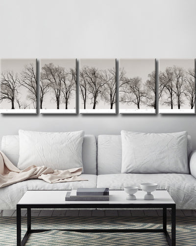 Winter Trees' Wrapped Canvas Wall Art Set