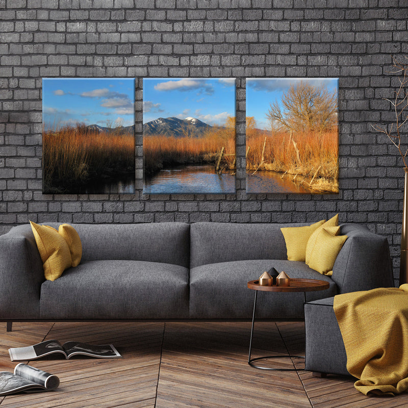 Ranchitos Pond' Wrapped Canvas Wall Art Set