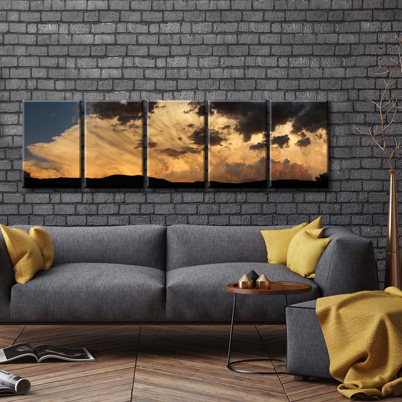 Sunset Clouds' Wrapped Canvas Wall Art Set
