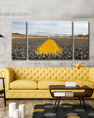 Highway 142' Wrapped Canvas Wall Art Set