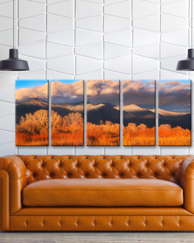 Taos Mountains' Wrapped Canvas Wall Art Set