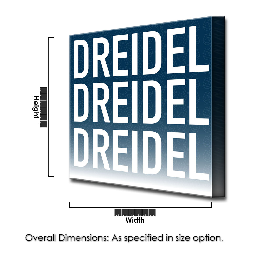 Dreidel, Dreidel, Dreidel' Wrapped Canvas Wall Art