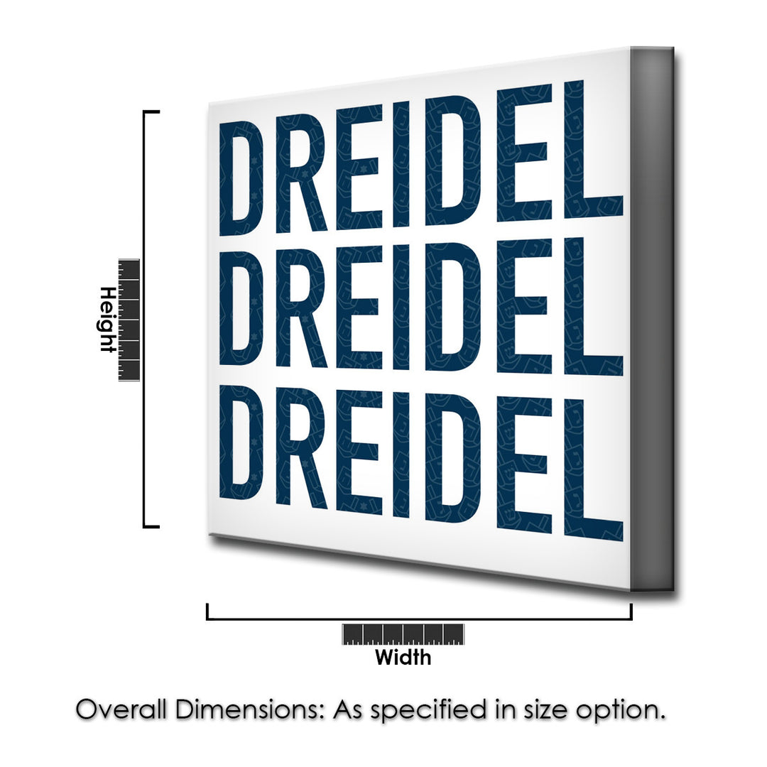 Dreidel, Dreidel, Dreidel' Wrapped Canvas Wall Art