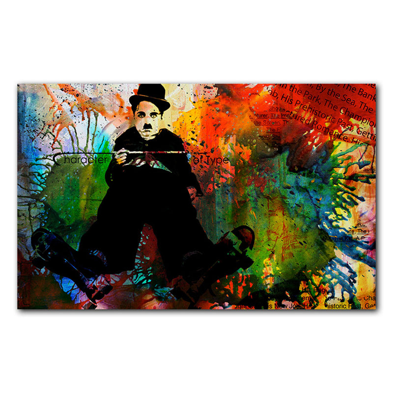 Iconic 'Chaplin' Acrylic Art