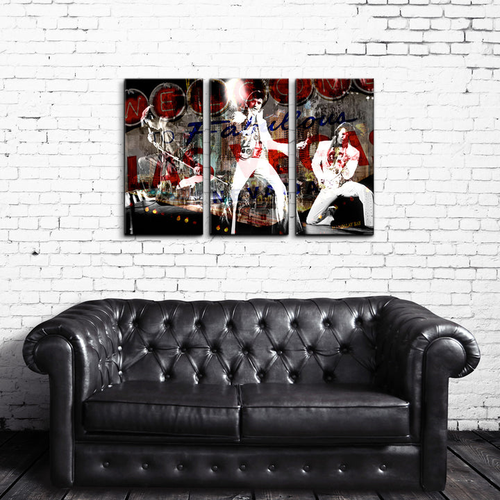Elvis in Vegas' Acrylic Wall Art
