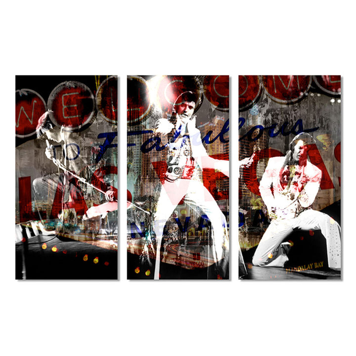 Elvis in Vegas' Acrylic Wall Art