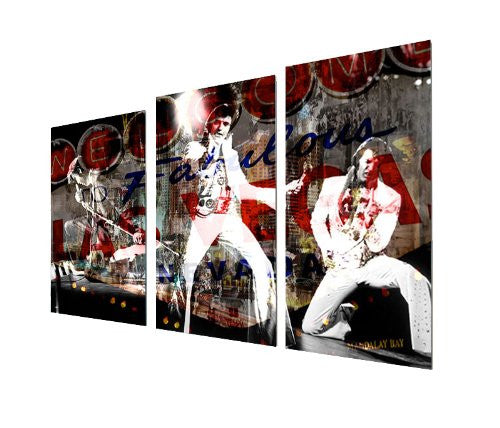 Elvis in Vegas' Acrylic Wall Art