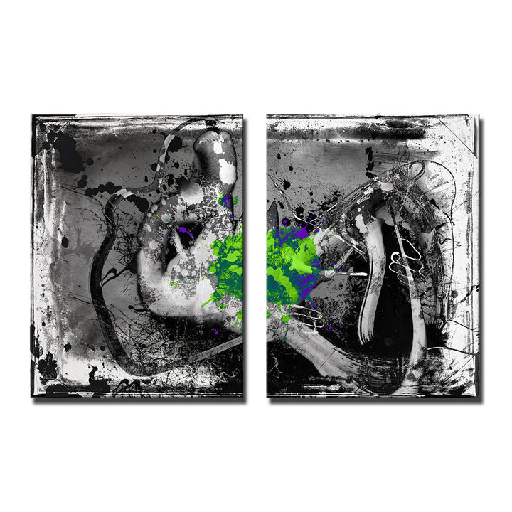 Inkd XIV' Wrapped Canvas Wall Art