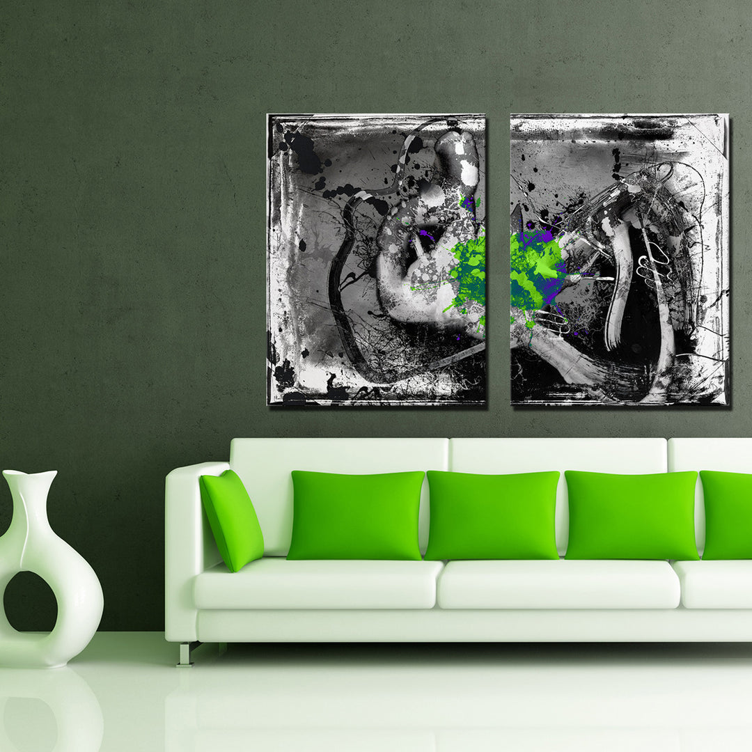 Inkd XIV' Wrapped Canvas Wall Art