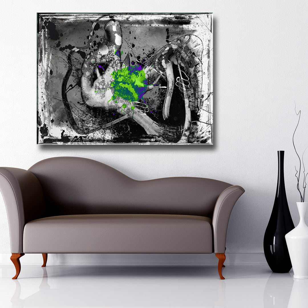 Inkd XIV' Wrapped Canvas Wall Art