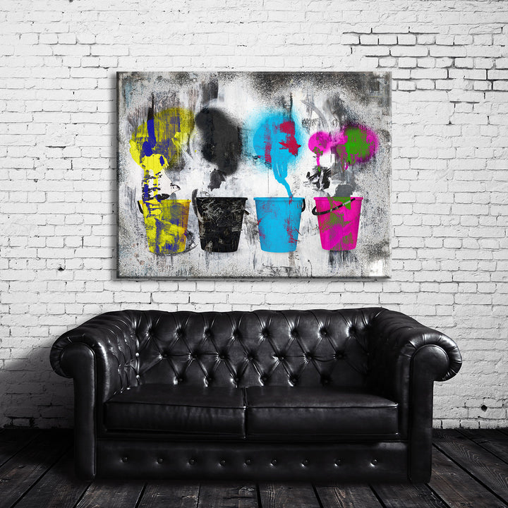 Inkd VI' Wrapped Canvas Wall Art