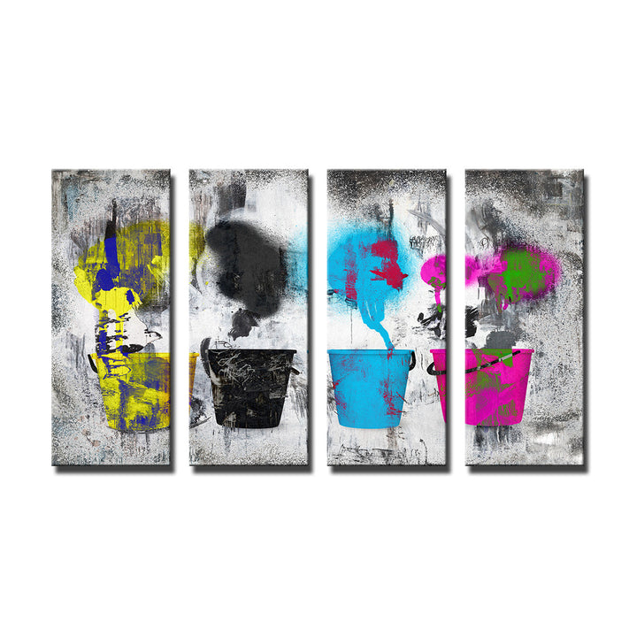 Inkd VI' Wrapped Canvas Wall Art