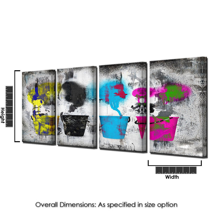 Inkd VI' Wrapped Canvas Wall Art