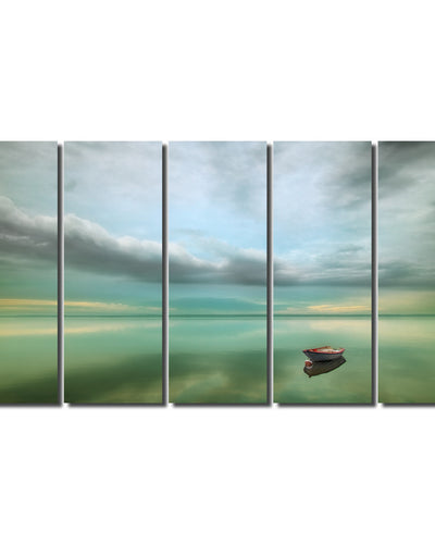Indoor/Outdoor 5 Piece Wall Art Set 'Calm' in ArtPlexi