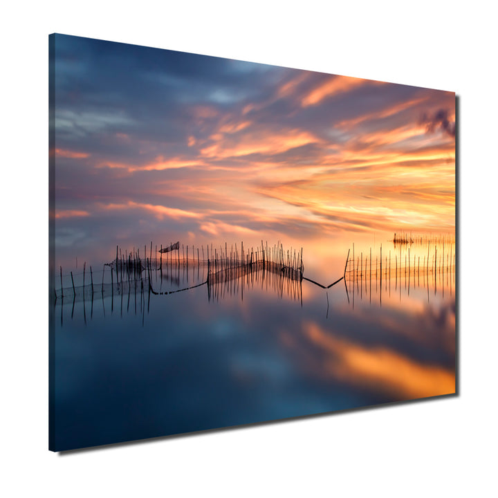 Indoor/Outdoor Wall Art 'Fish Nets' in ArtPlexi