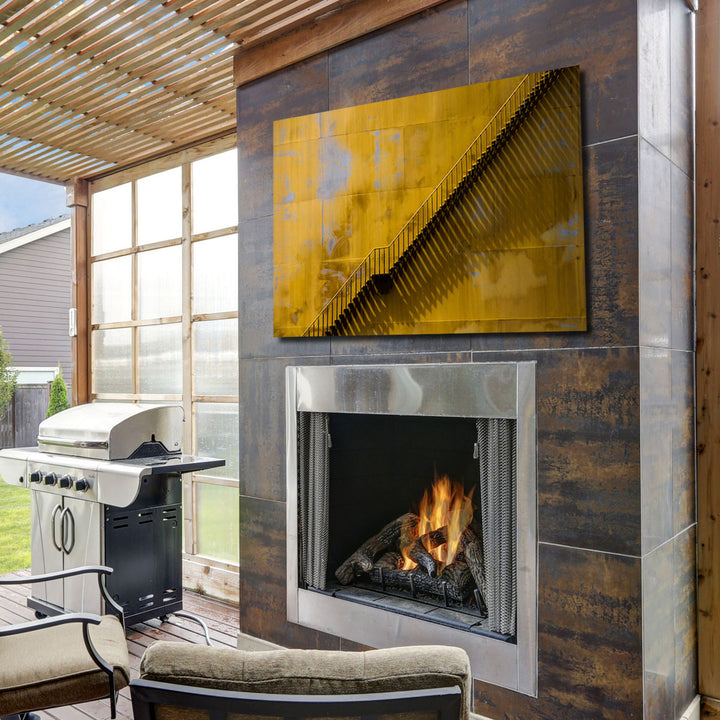 Indoor/Outdoor Wall Art 'Climb' in ArtPlexi