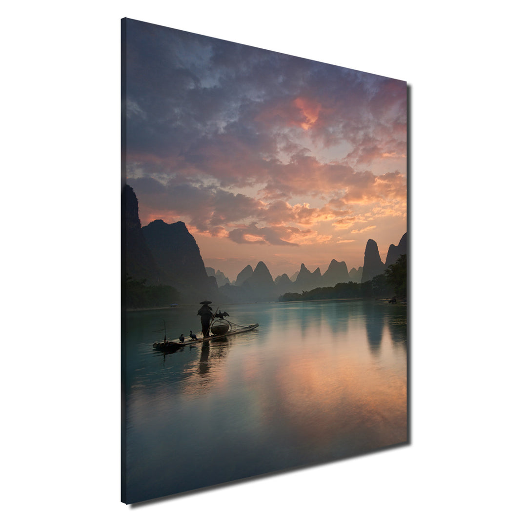Indoor/Outdoor Wall Art 'Li River Sunrise' in ArtPlexi