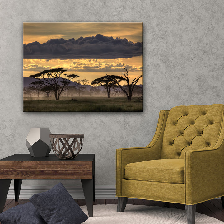 Good Evening Tanzania' Wrapped Canvas Wall Art