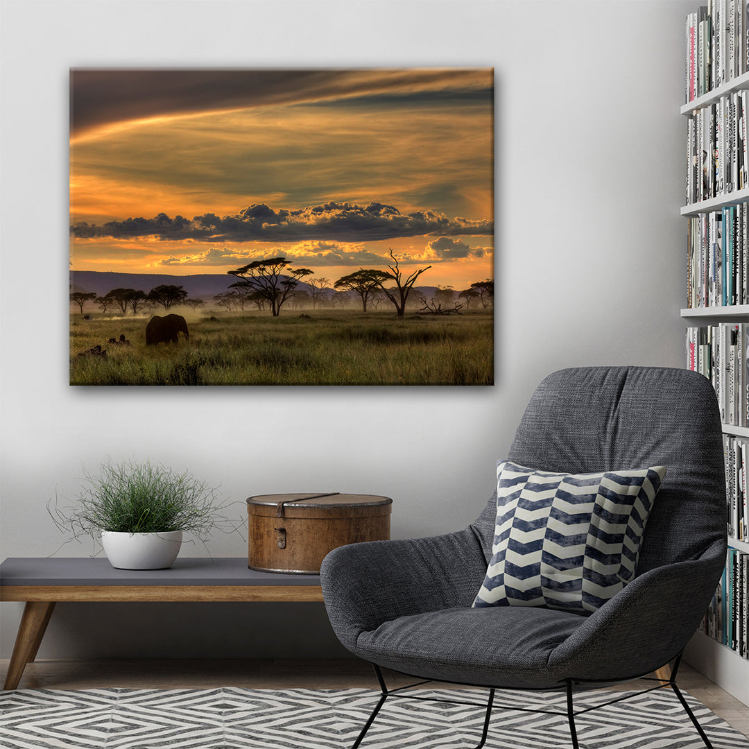 Africa' Wrapped Canvas Wall Art