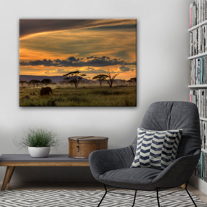 Africa' Wrapped Canvas Wall Art