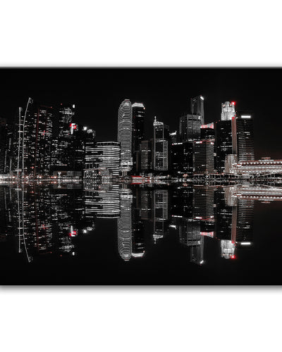 Night in the City' Wrapped Canvas Wall Art