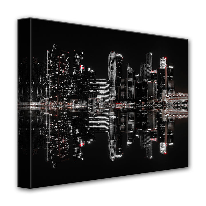 Night in the City' Wrapped Canvas Wall Art