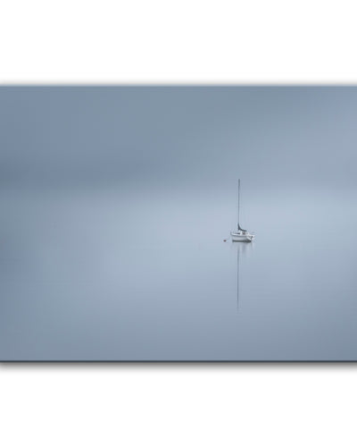 The Lonesome Boatman' Wrapped Canvas Wall Art