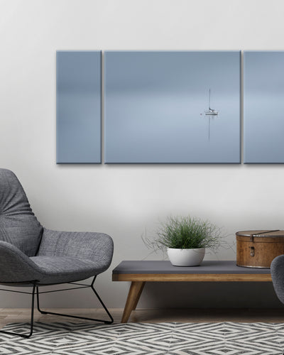 The Lonesome Boatman' Wrapped Canvas Wall Art Set
