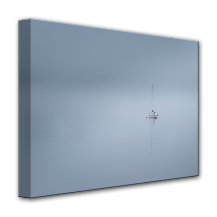 The Lonesome Boatman' Wrapped Canvas Wall Art