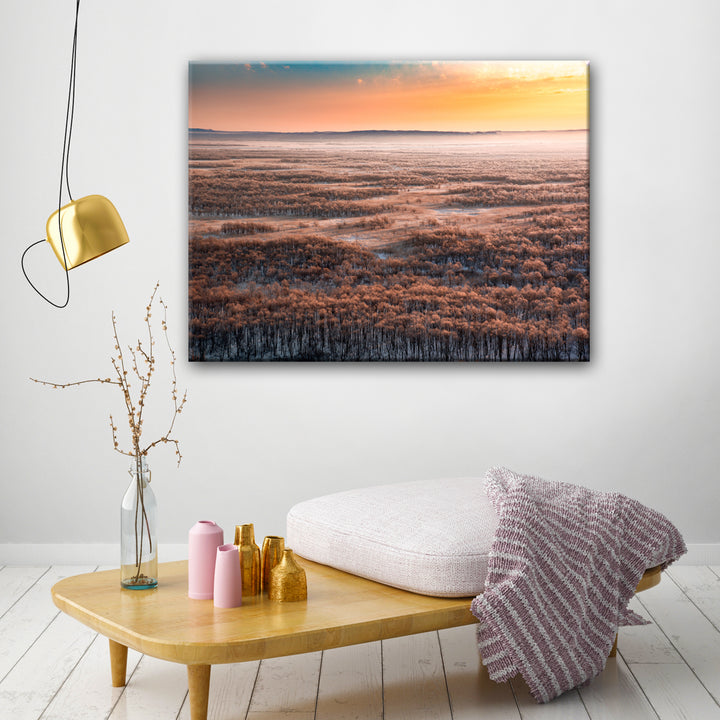 Dawn' Wrapped Canvas Wall Art