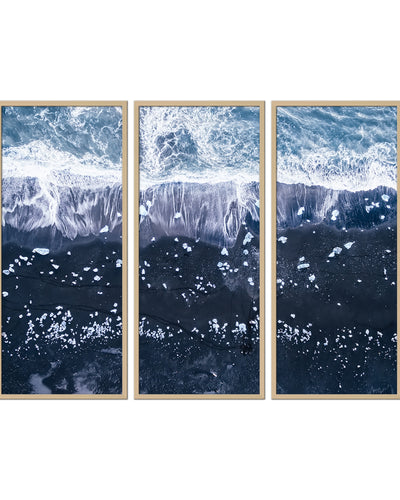 "Jokulsarlon" Framed 3-Piece Wall Art Set