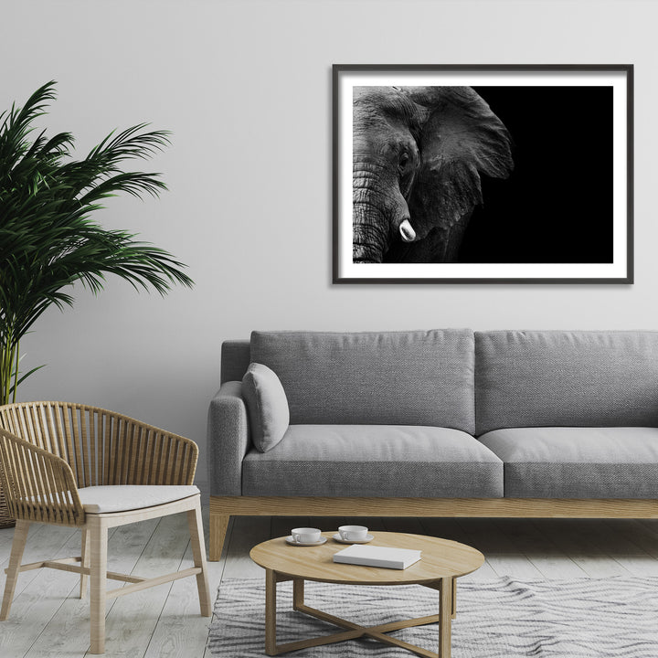 "Elephant" Framed Print Wall Art